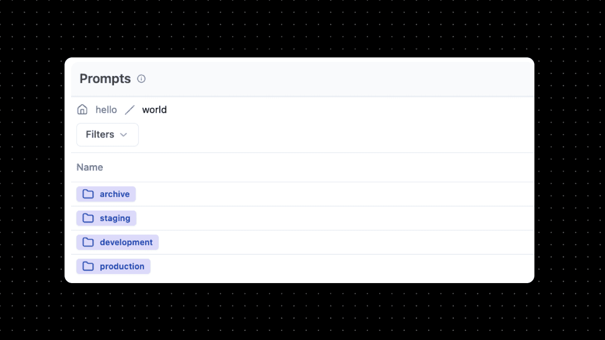 Prompt Folders Placeholder